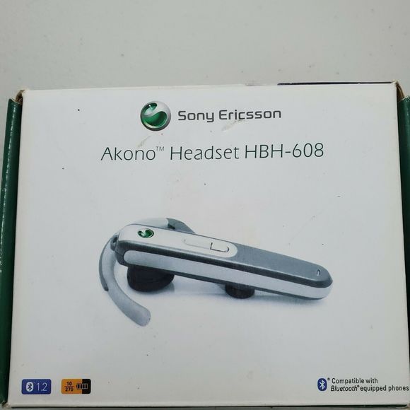 Sony Ericsson HBH-608 Bluetooth Wireless Headset - Picture 1 of 4